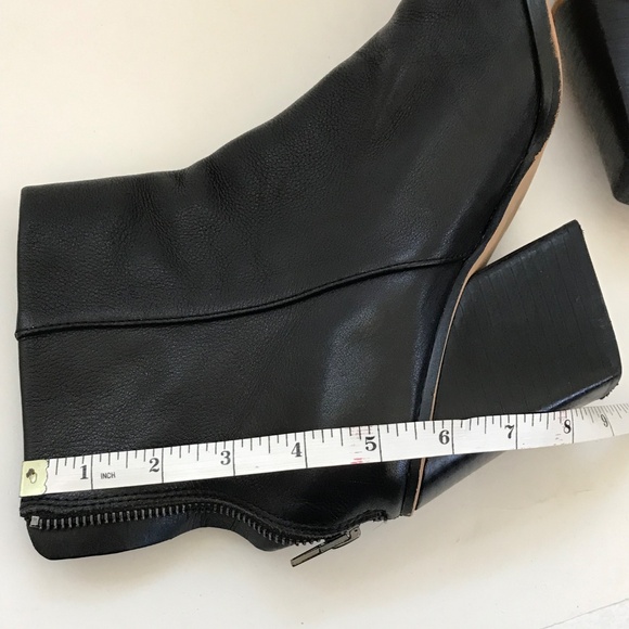 DOLCE VITA Issa Ankle Boots Leather Pointed Toe Black Women’s Size 9.5 Booties - Picture 15 of 16